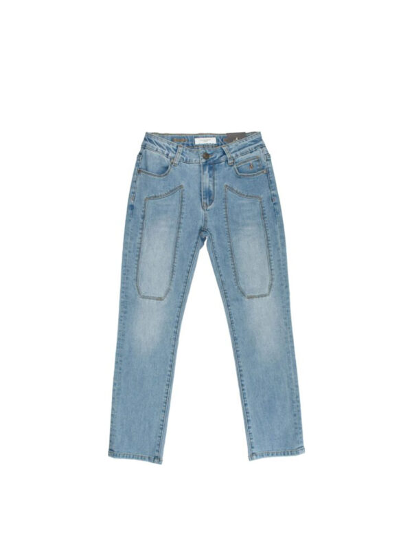 PANTALONE JEANS 5 TASCHE C/TOPPA  -  JECKERSON